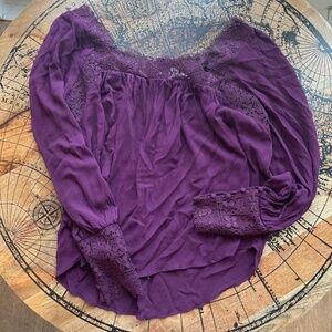 Free People Flutter By Top In Potent Purple New With Tags